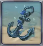 Anchor nautical symbol offering 0.8x the stake for the lowest five-of-a-kind win