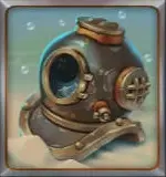 Diving Helmet low-value symbol paying 1x the stake for five matching reels