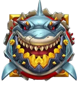 Wild Shark symbol — the highest-paying wild that substitutes all regular symbols on the reels